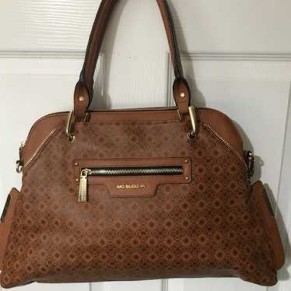 Big Buddha Brown Satchel with Elegant Textured Design - Picture 1 of 11